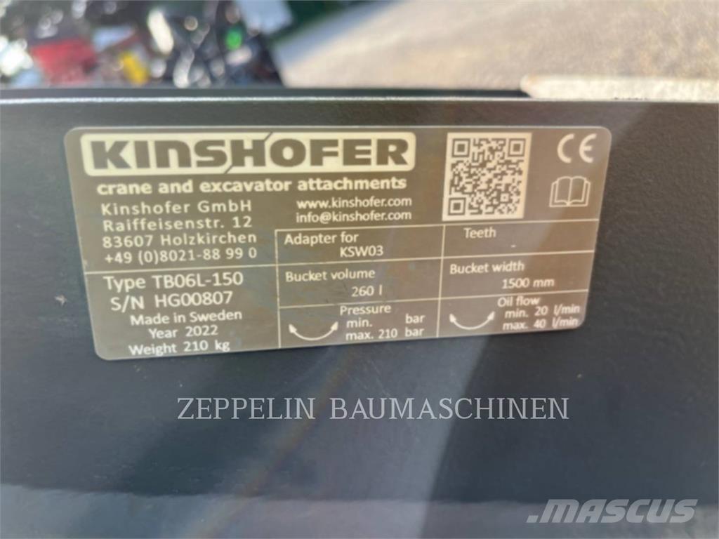 Kinshofer TB06-1500 GLV Koparki łańcuchowe