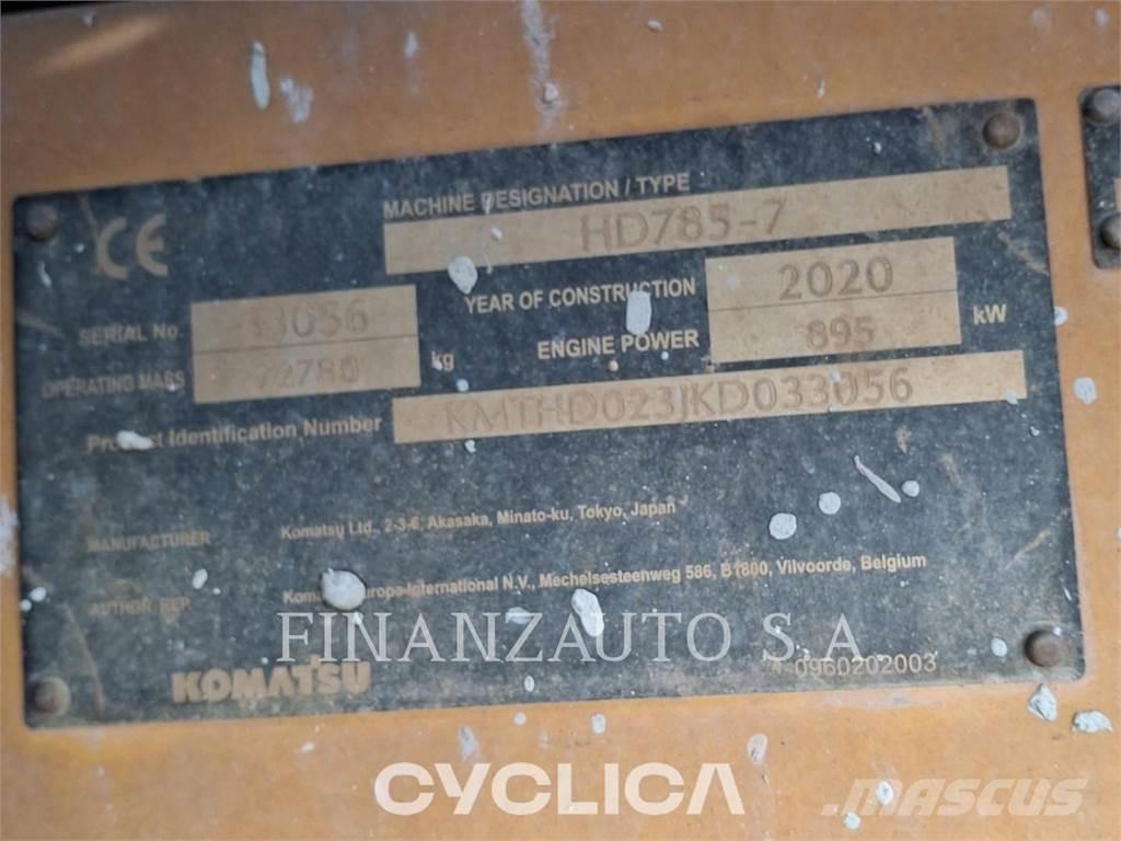 Komatsu HD785-7 Wozidła przegubowe