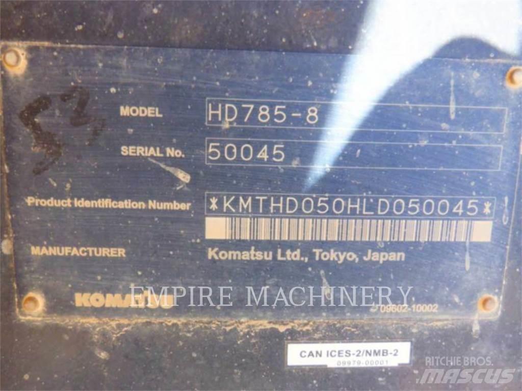 Komatsu HD785-8 Wozidła przegubowe