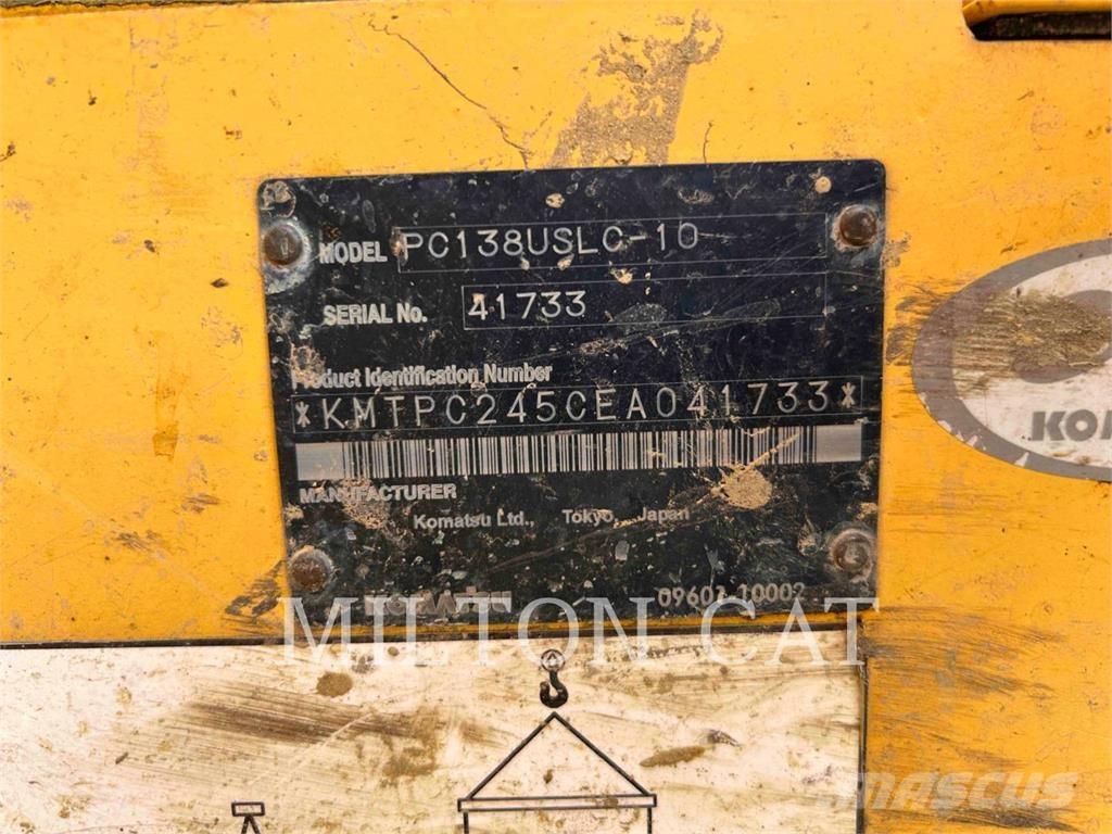 Komatsu PC138USLC-10 Koparki gąsienicowe