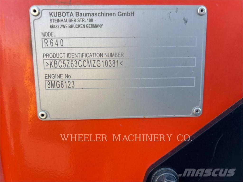 Kubota R640 CWL Ładowarki kołowe