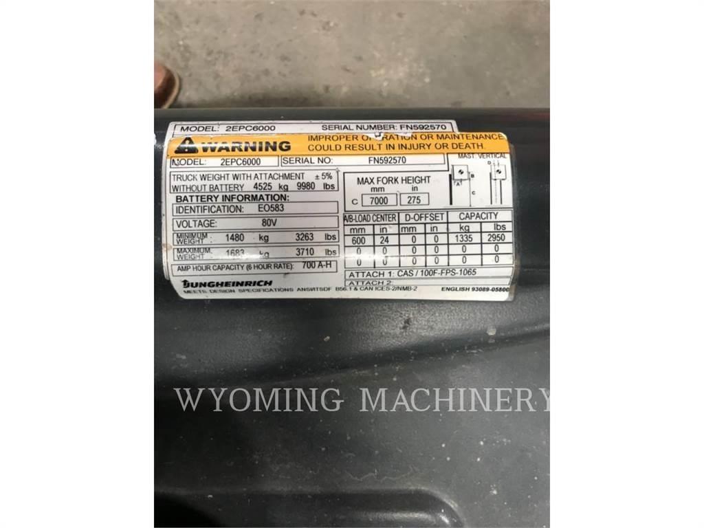 Mitsubishi 2EPC6000 Wózki elektryczne
