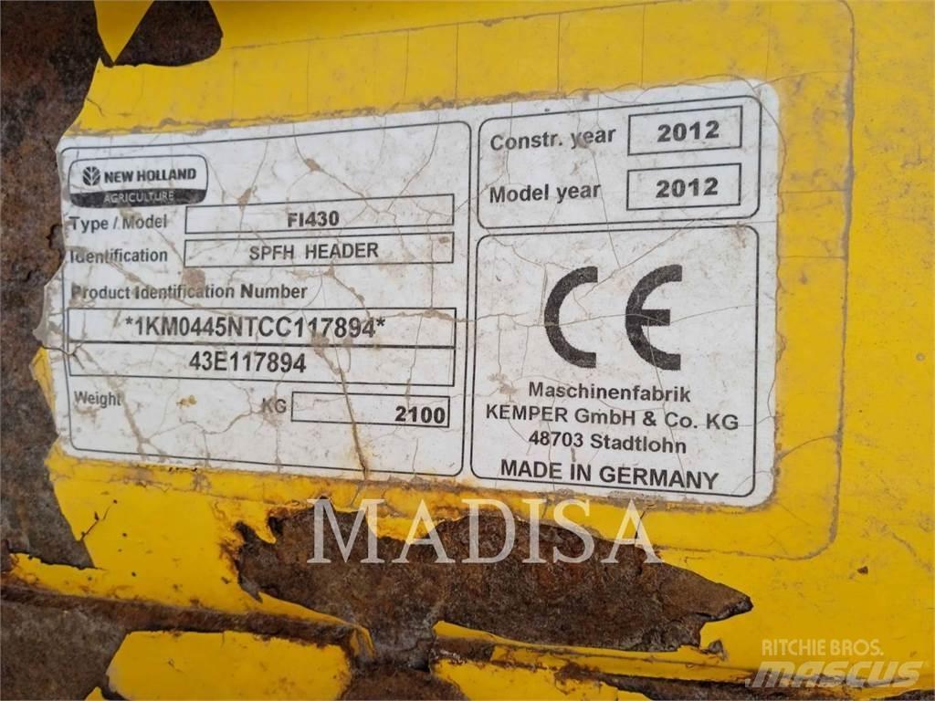 New Holland 430FI Akcesoria do kombajnów zbożowych