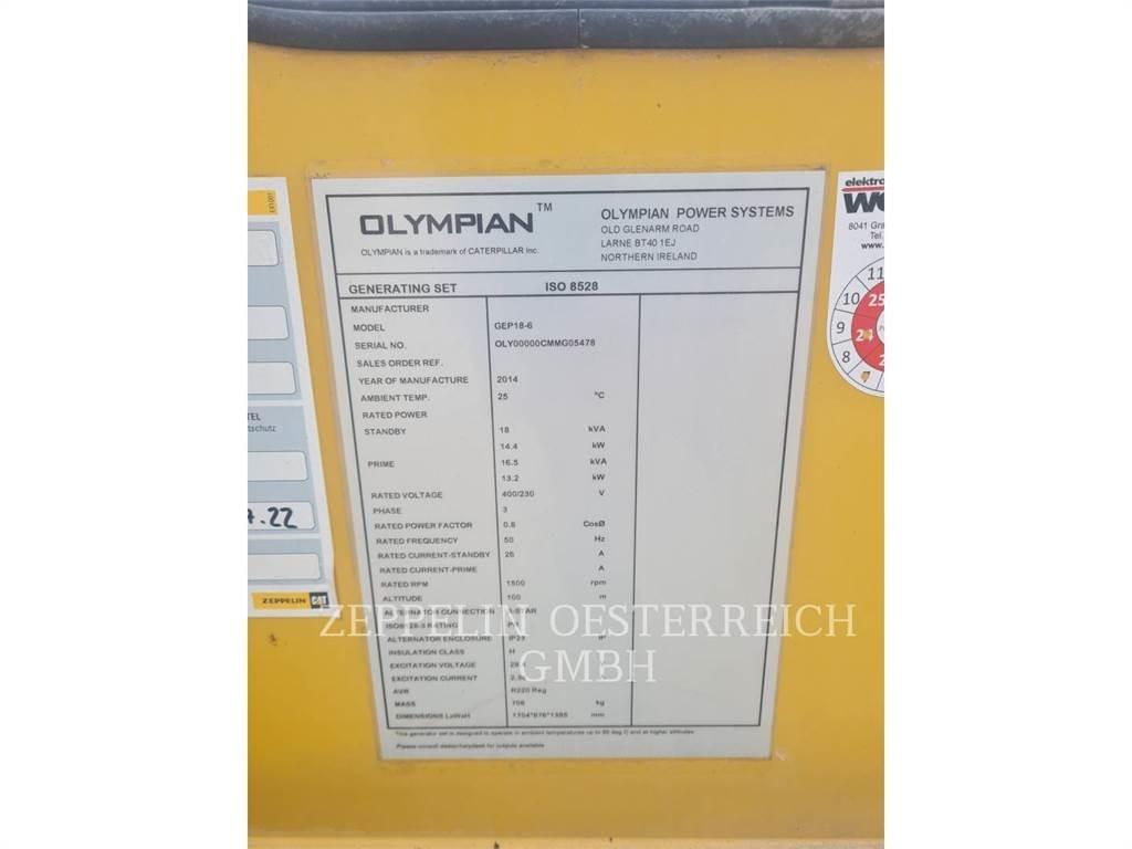 Olympian CAT GEP 18-6 Agregaty prądotwórcze inne