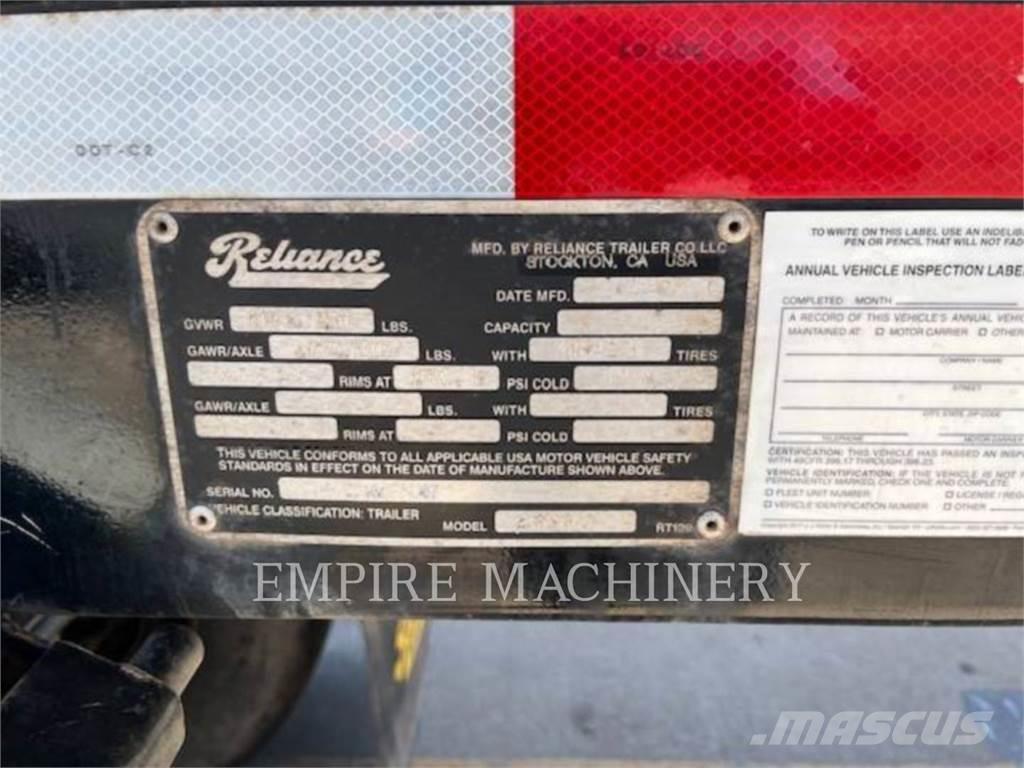  RELIANCE DUMP TRUCK Inne przyczepy