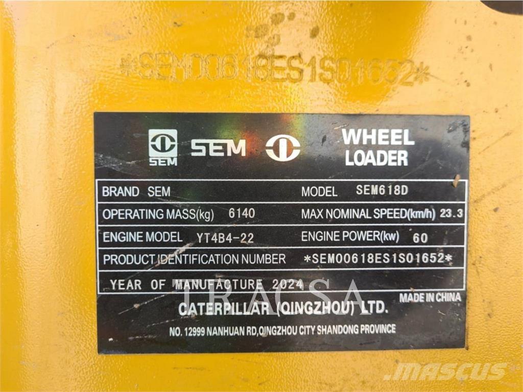 SEM MACHINERY SEM618D Ładowarki kołowe