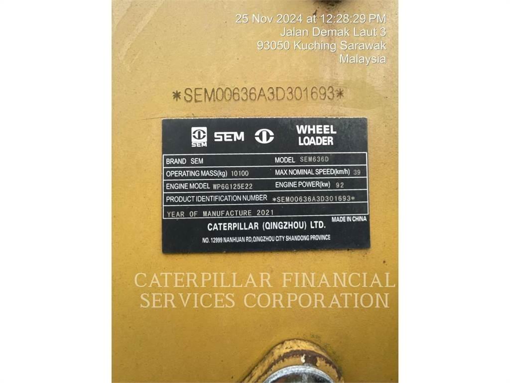 SEM MACHINERY SEM636D Ładowarki kołowe