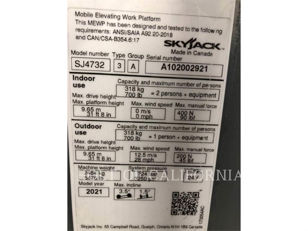 Skyjack SCISSOR32E Podnośniki nożycowe