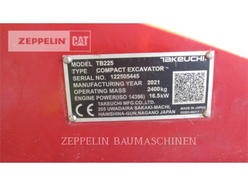 Takeuchi TB225 Koparki gąsienicowe