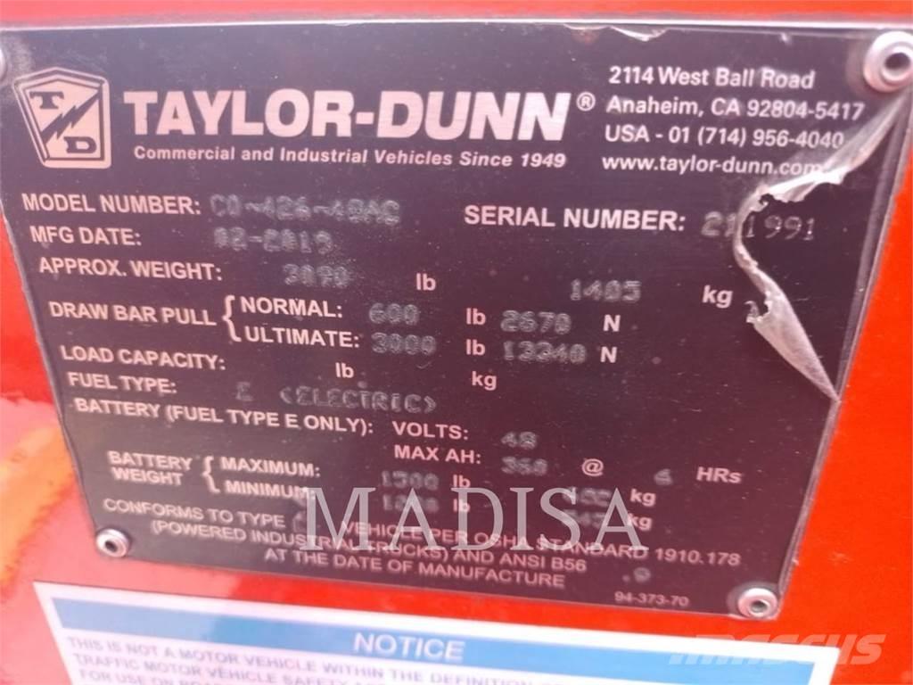 Taylor-Dunn C-426 Wózki widłowe inne
