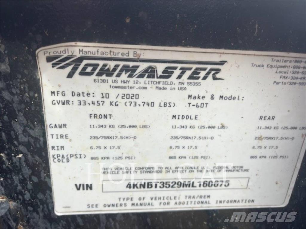 TOWMASTER T-60T Inne przyczepy