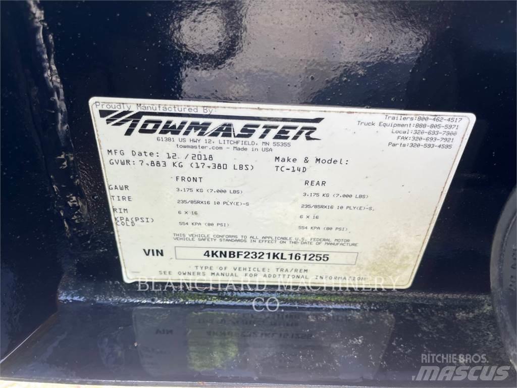 TOWMASTER TC-14D Inne przyczepy