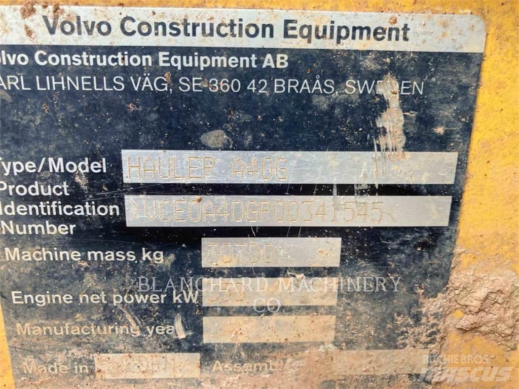 Volvo A40G Wozidła przegubowe