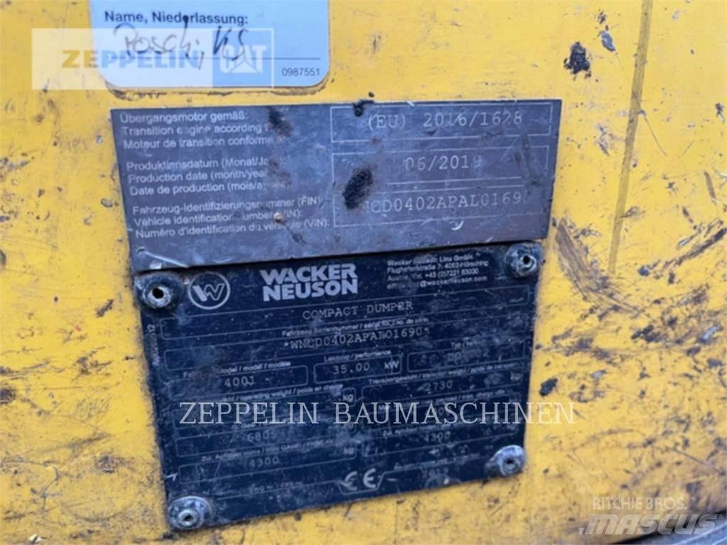 Wacker 4001 Wozidła przegubowe