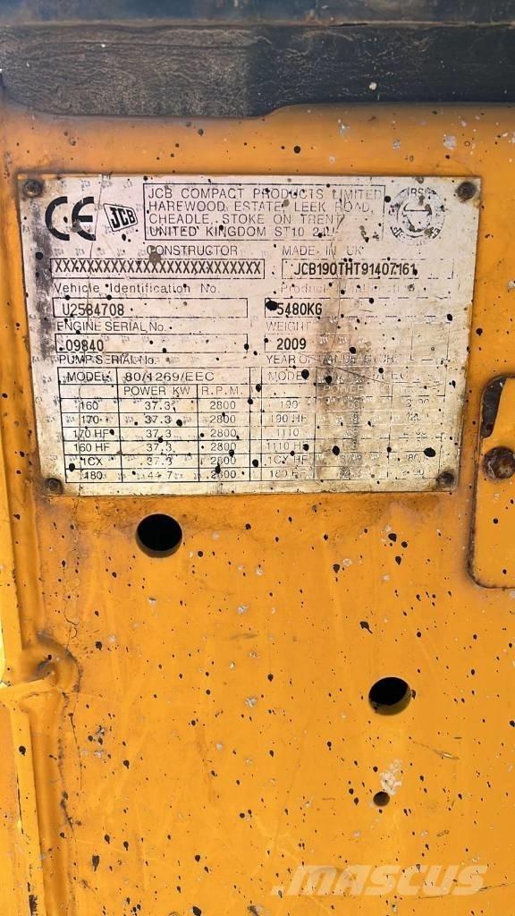 JCB 190 T Ładowarki burtowe