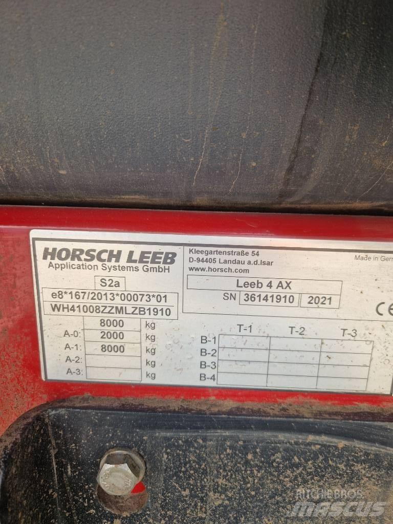 Horsch Leeb 4 AX Opryskiwacze zaczepiane