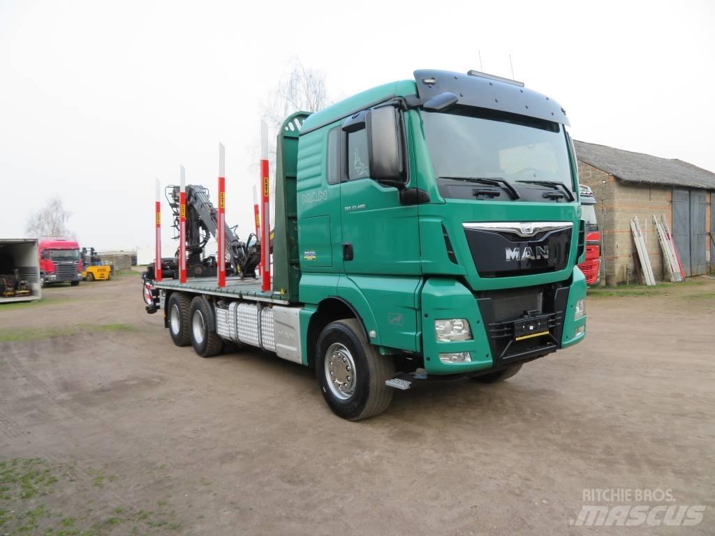 MAN TGX 33.480 Samochody do przewozu drewna