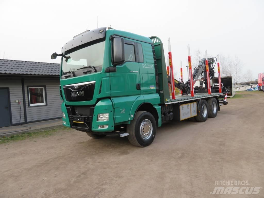 MAN TGX 33.480 Samochody do przewozu drewna