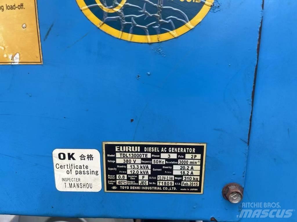 Yanmar 13.3KVA Agregaty prądotwórcze Diesla
