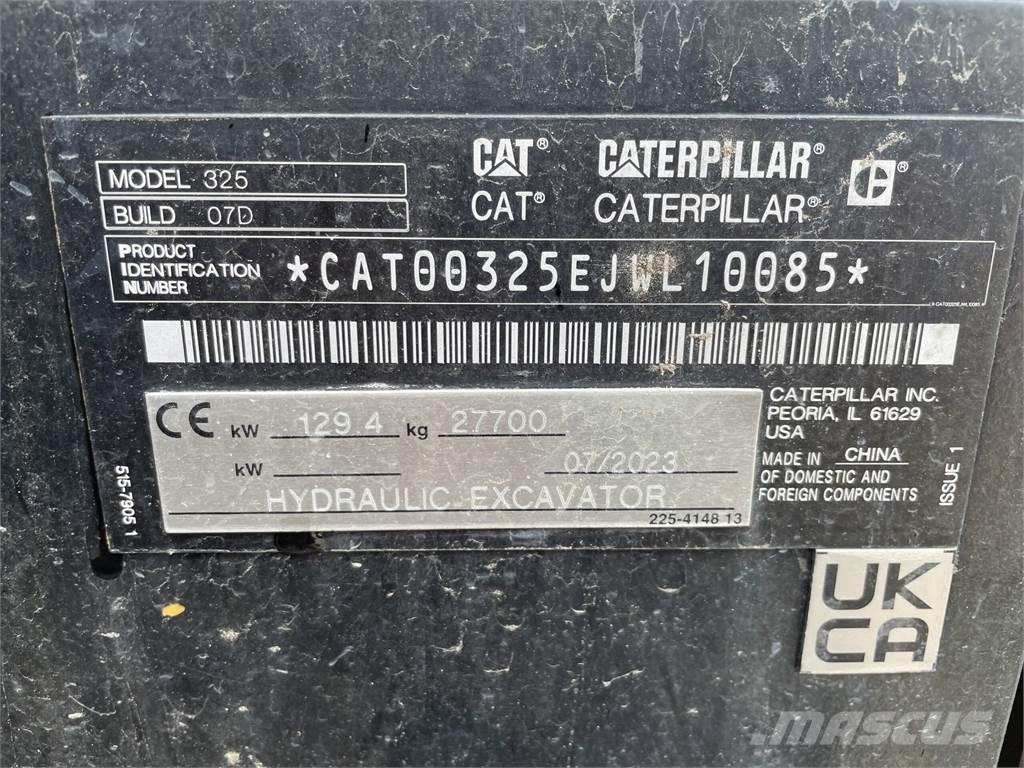 CAT 325 Koparki gąsienicowe