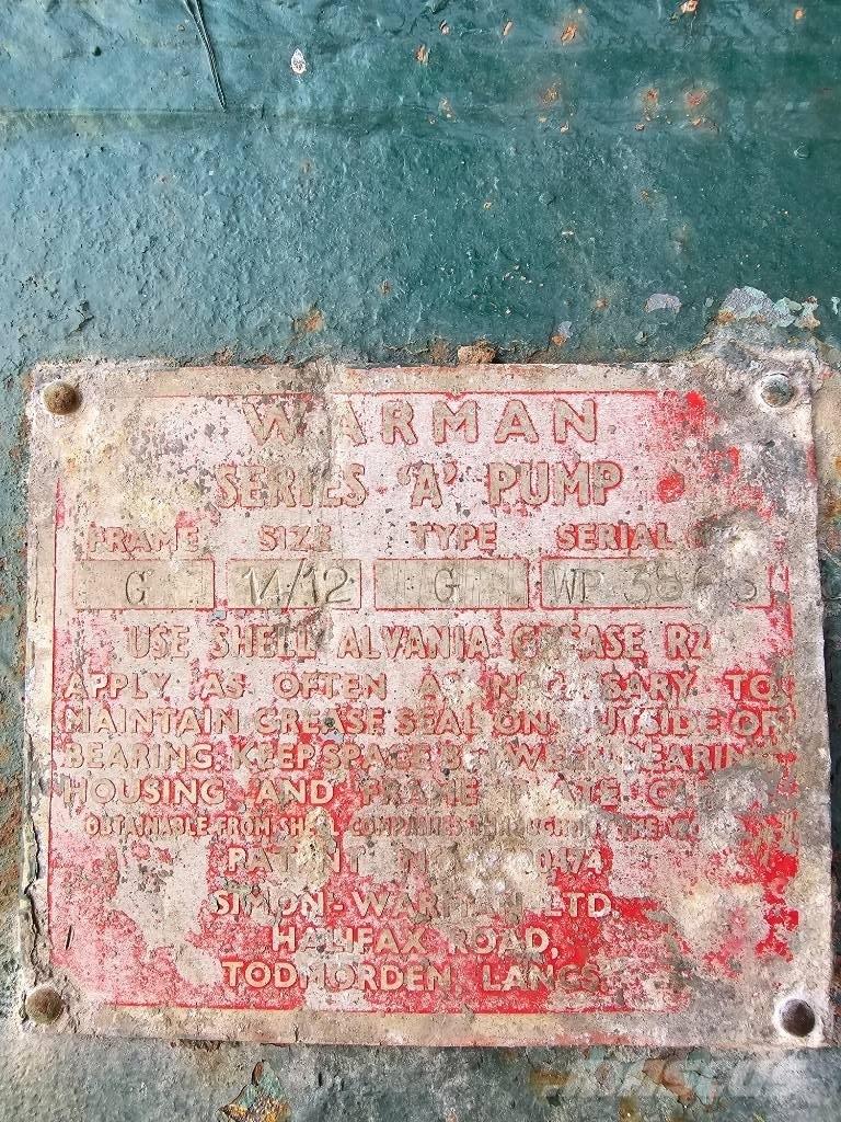 Warman pump 14/12'' Pogłębiarki