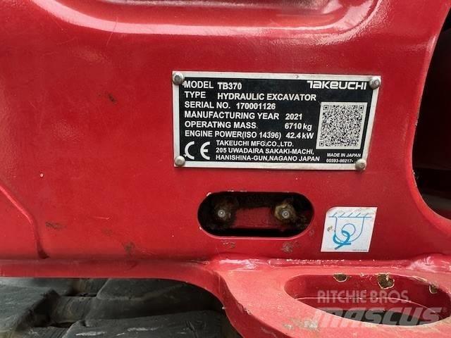 Takeuchi TB 370 Midikoparki  7t - 12t