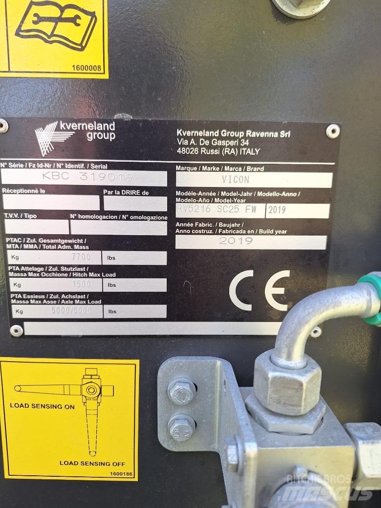 Vicon RV5216 Prasy zwijające
