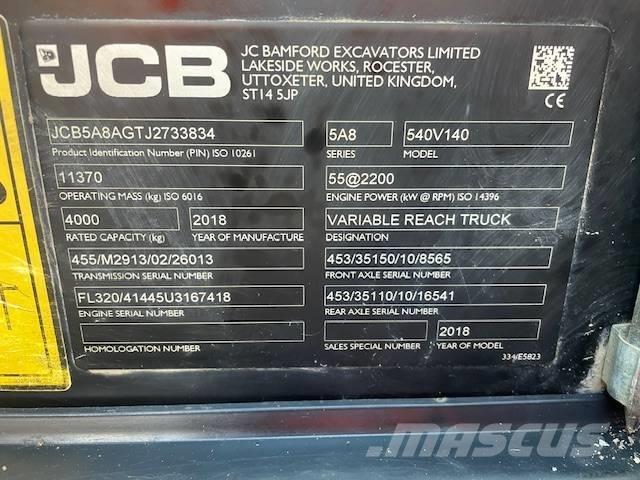 JCB 540-140 Ładowarki teleskopowe