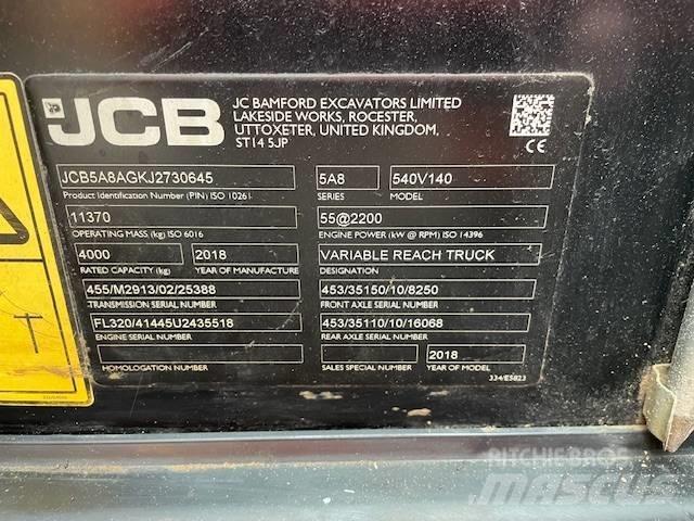JCB 540-140 Ładowarki teleskopowe