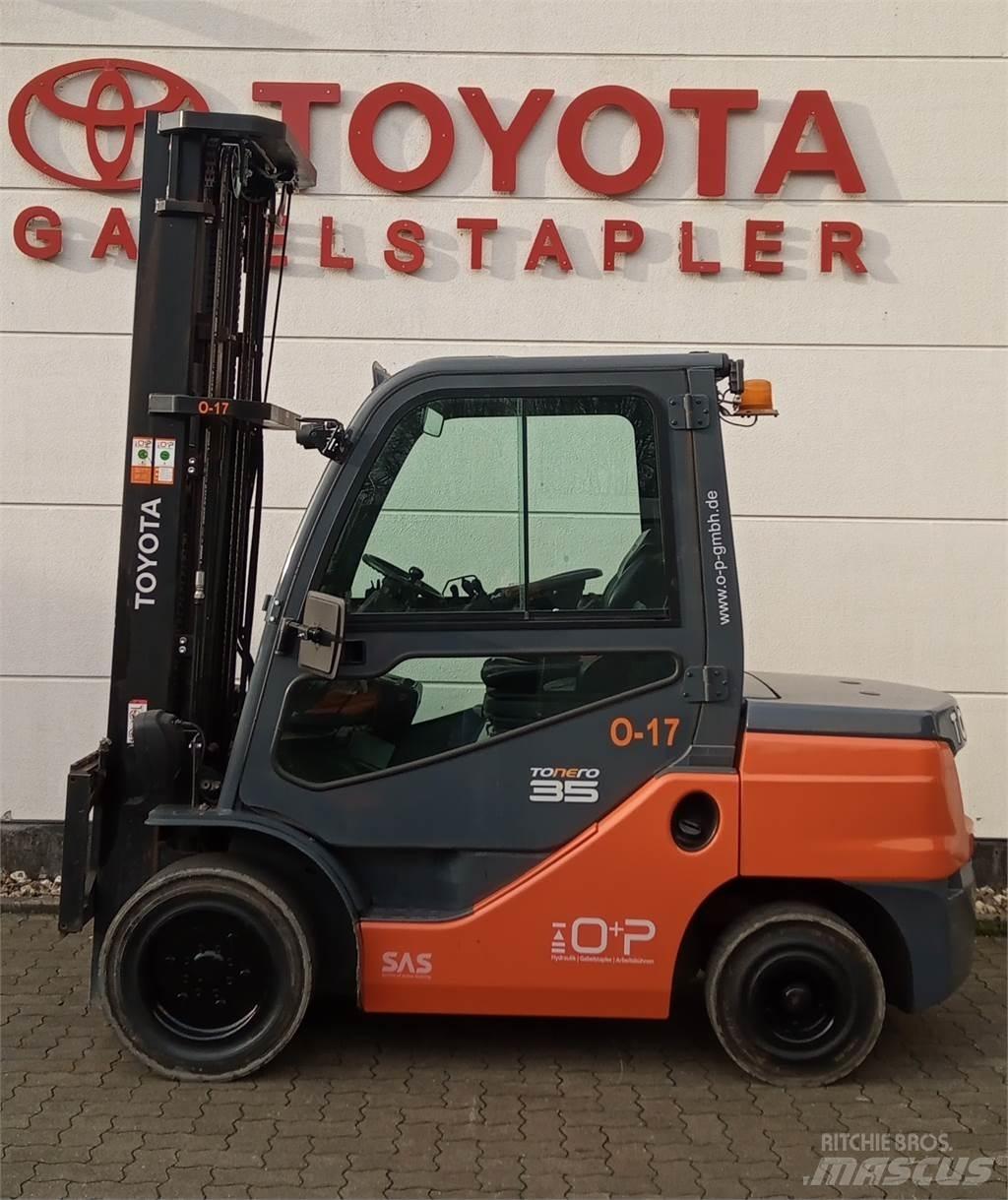 Toyota 52-8FDJF35 Wózki Diesla