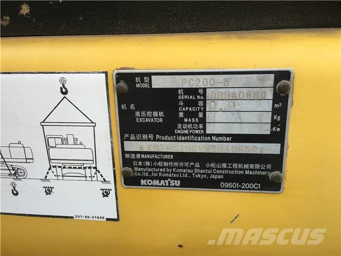 Komatsu PC 200-8 Koparki gąsienicowe