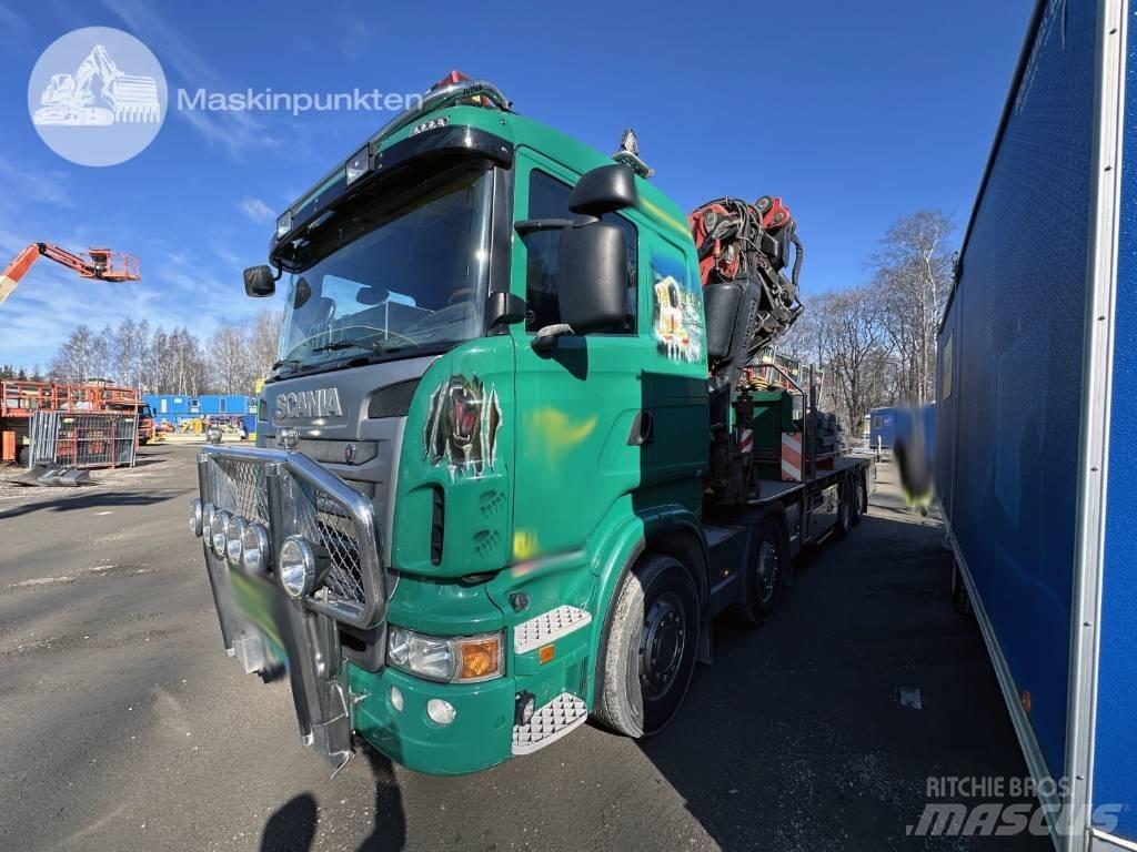 Scania R 440 LB Żurawie samochodowe
