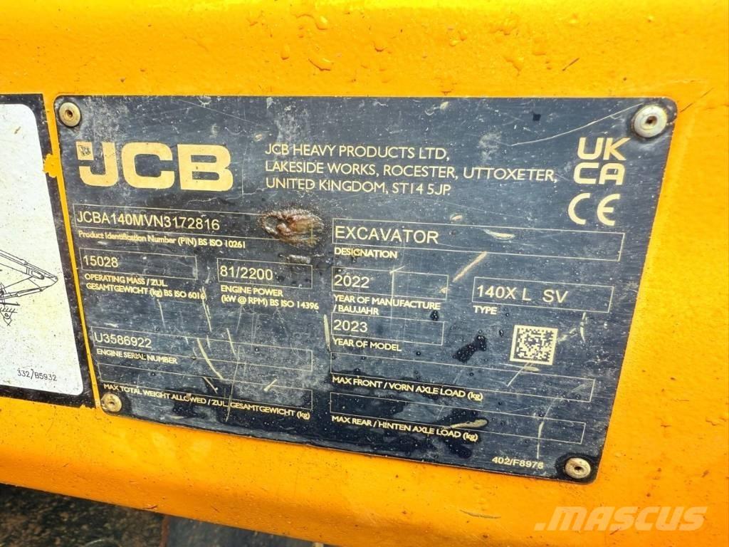 JCB 140 X Koparki gąsienicowe