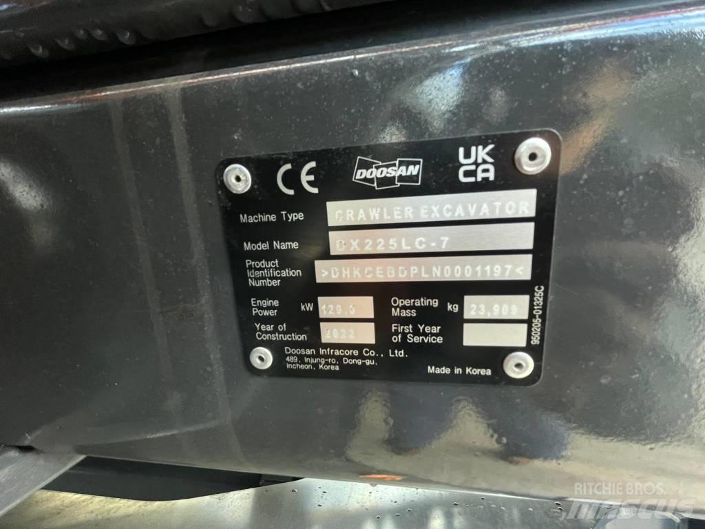 Doosan DX225LC-7 Koparki gąsienicowe