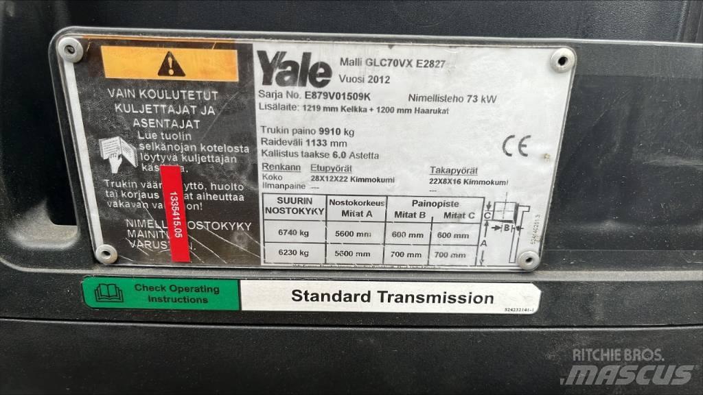 Yale GLP 70 GC Wózki LPG