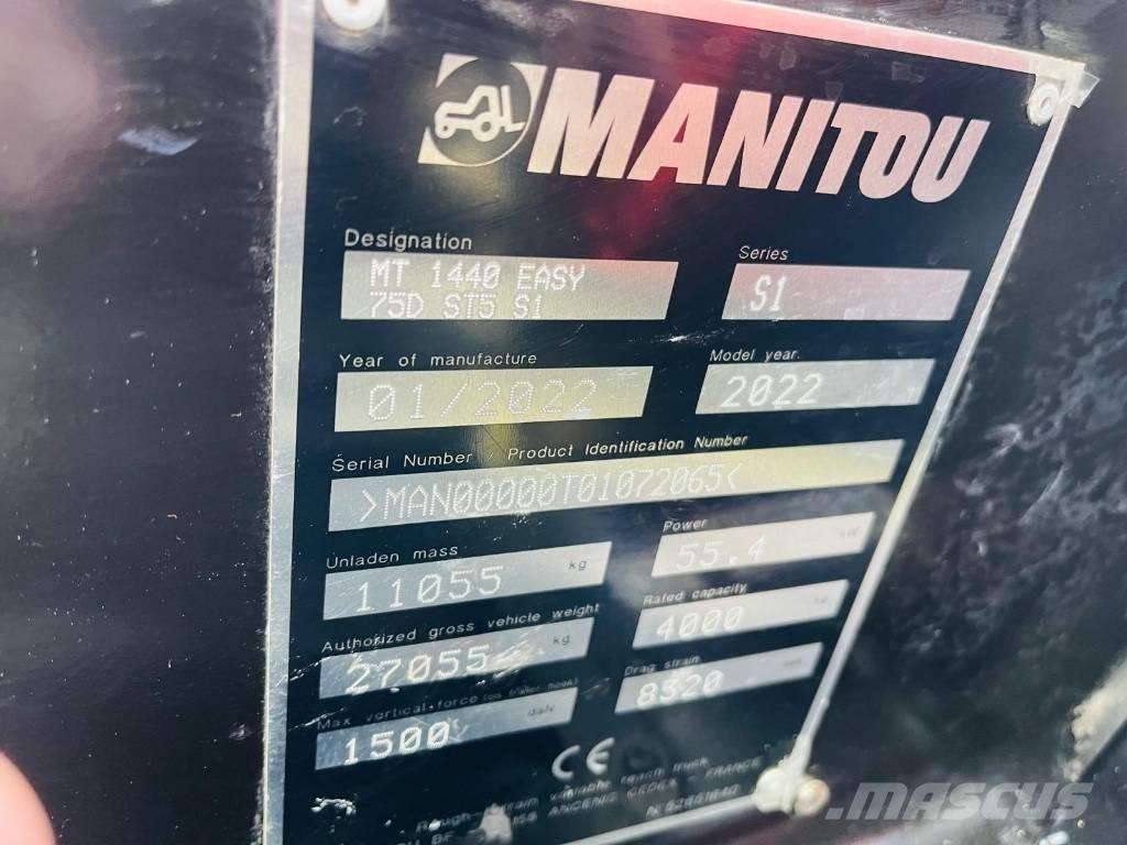 Manitou MT 1440 Easy Ładowarki teleskopowe