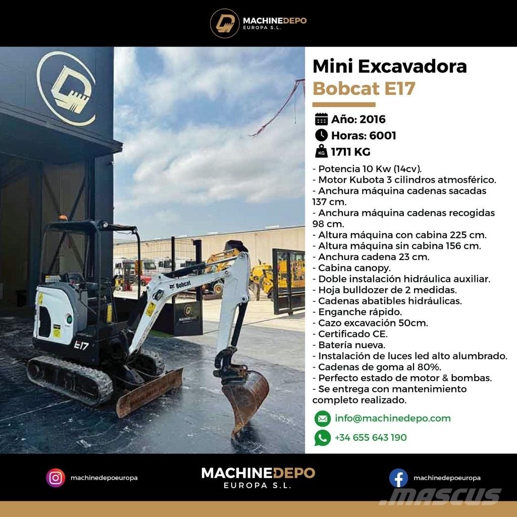 Bobcat E 17 Minikoparki