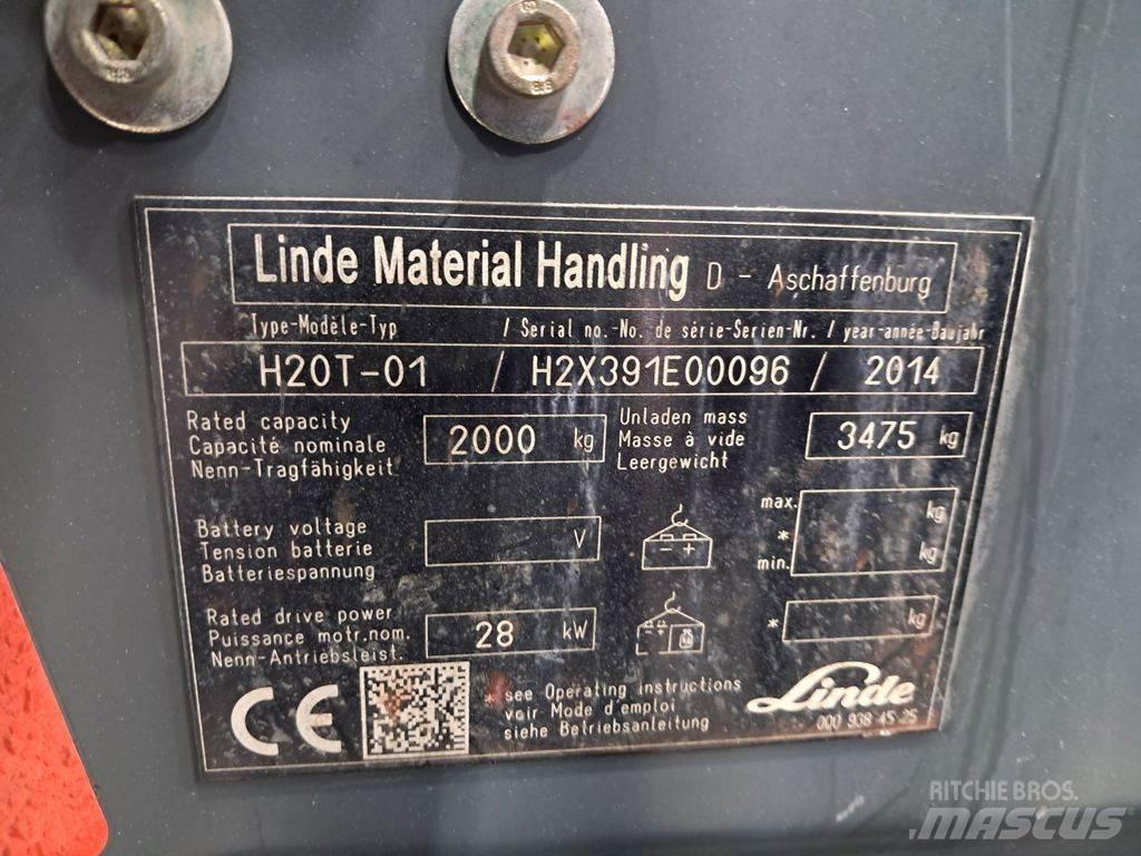 Linde H20T-01 Wózki LPG