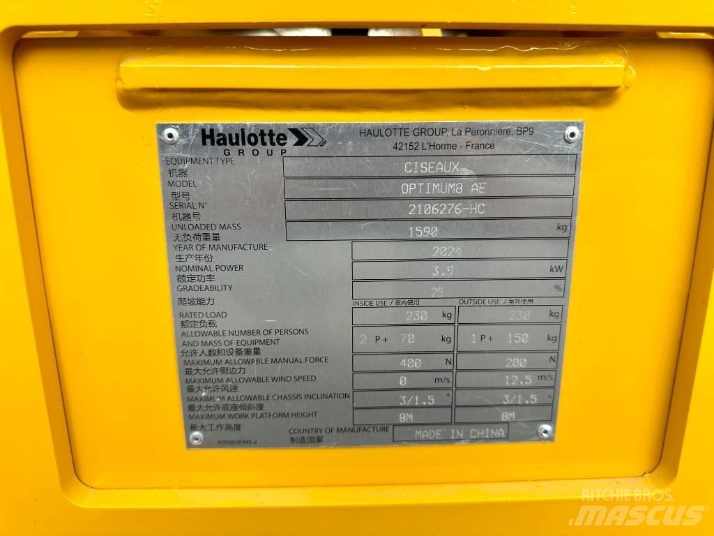 Haulotte OPTIMUM 8 Podnośniki nożycowe