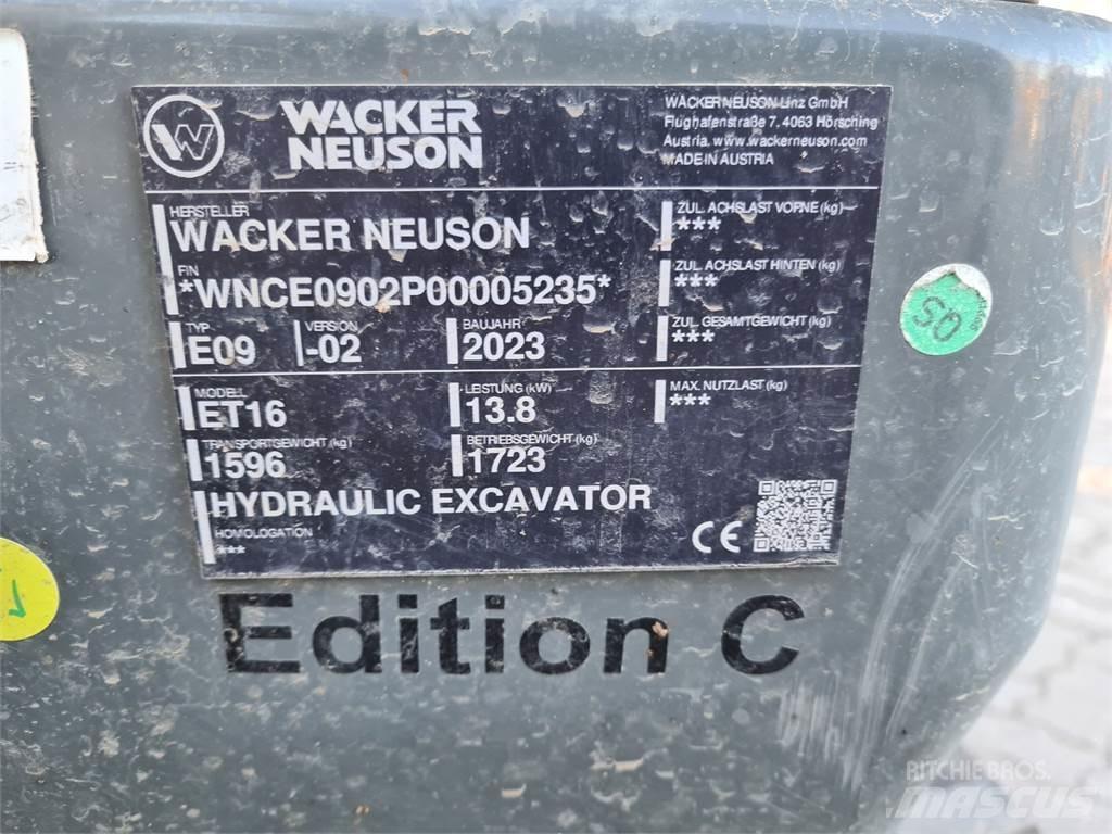 Wacker Neuson ET16 Koparki gąsienicowe