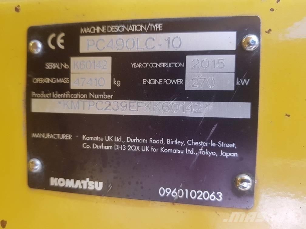 Komatsu PC 490 LC-10 Koparki gąsienicowe
