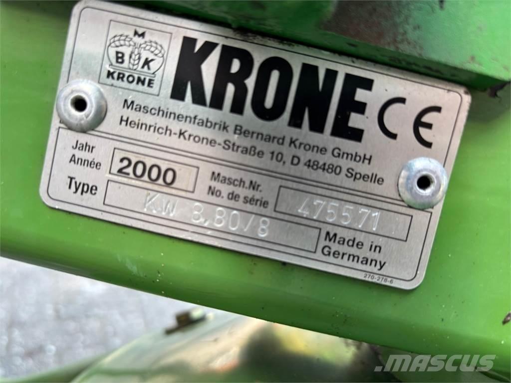 Krone KW 8.80/8 Zgrabiarki i przetrząsacze