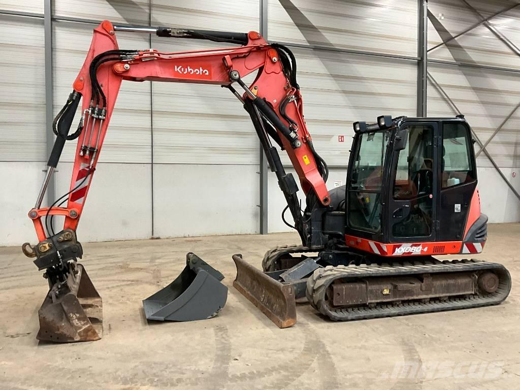 Kubota KX 080-4 Midikoparki  7t - 12t