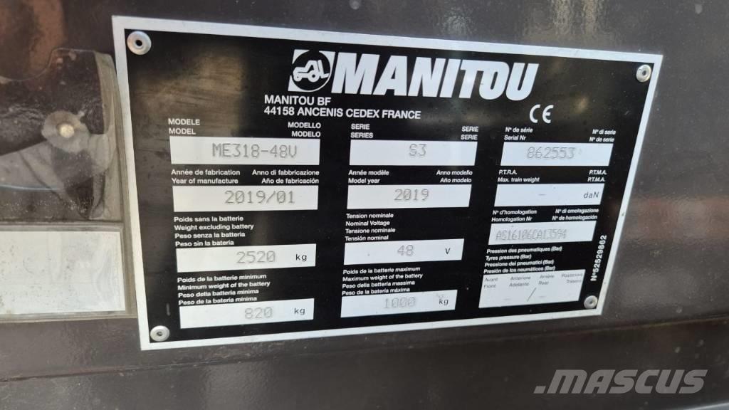 Manitou ME 318 Wózki elektryczne