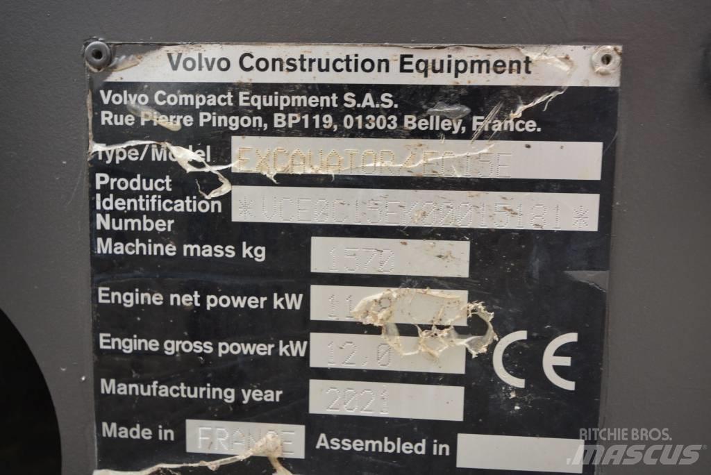 Volvo EC 15 E Minikoparki