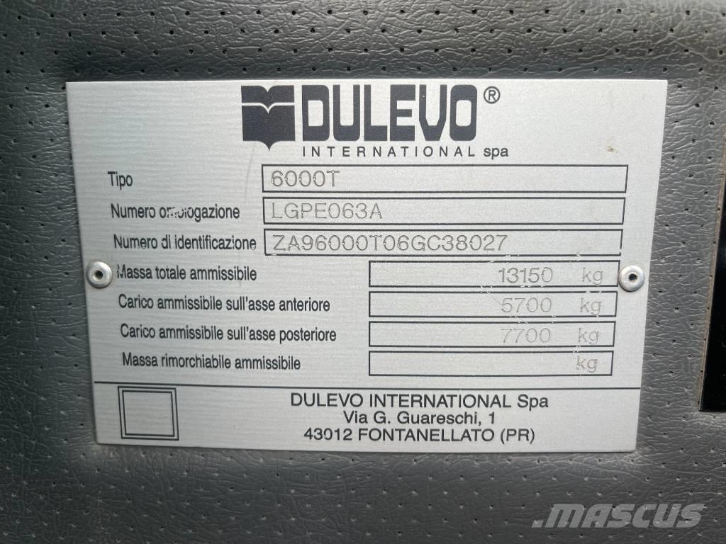 Dulevo 6000 Zamiatarki - Zgarniarki - Odśnieżarki