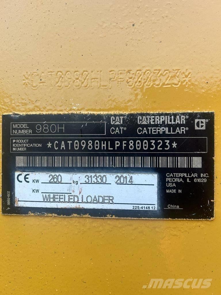 CAT 980H Ładowarki kołowe