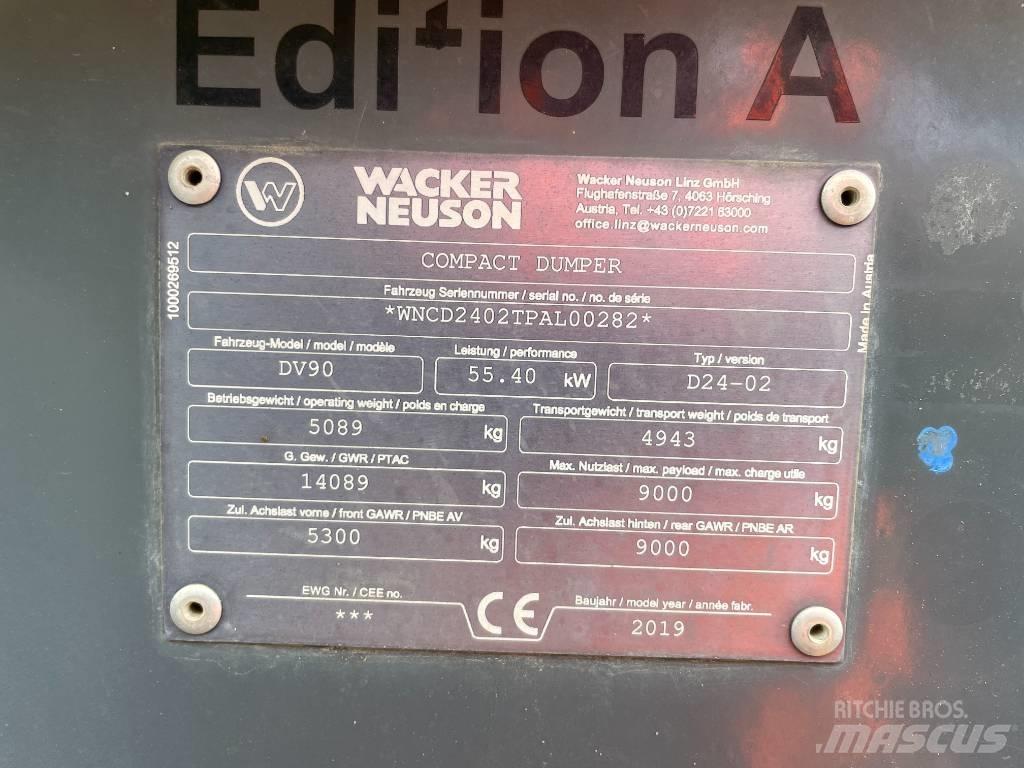 Wacker Neuson DV 90 Wozidła kolebkowe