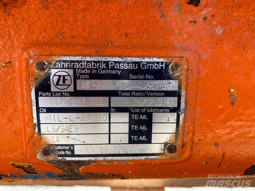 ZF MT-3085/DK Mosty, wały i osie
