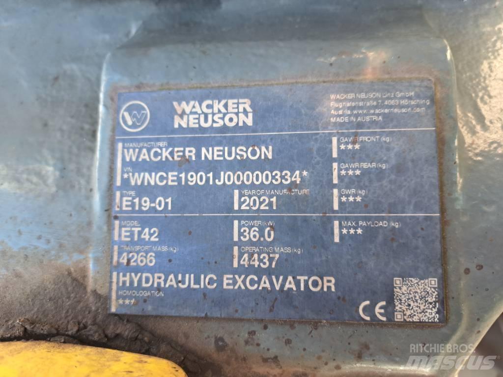 Wacker Neuson ET42 Koparki gąsienicowe